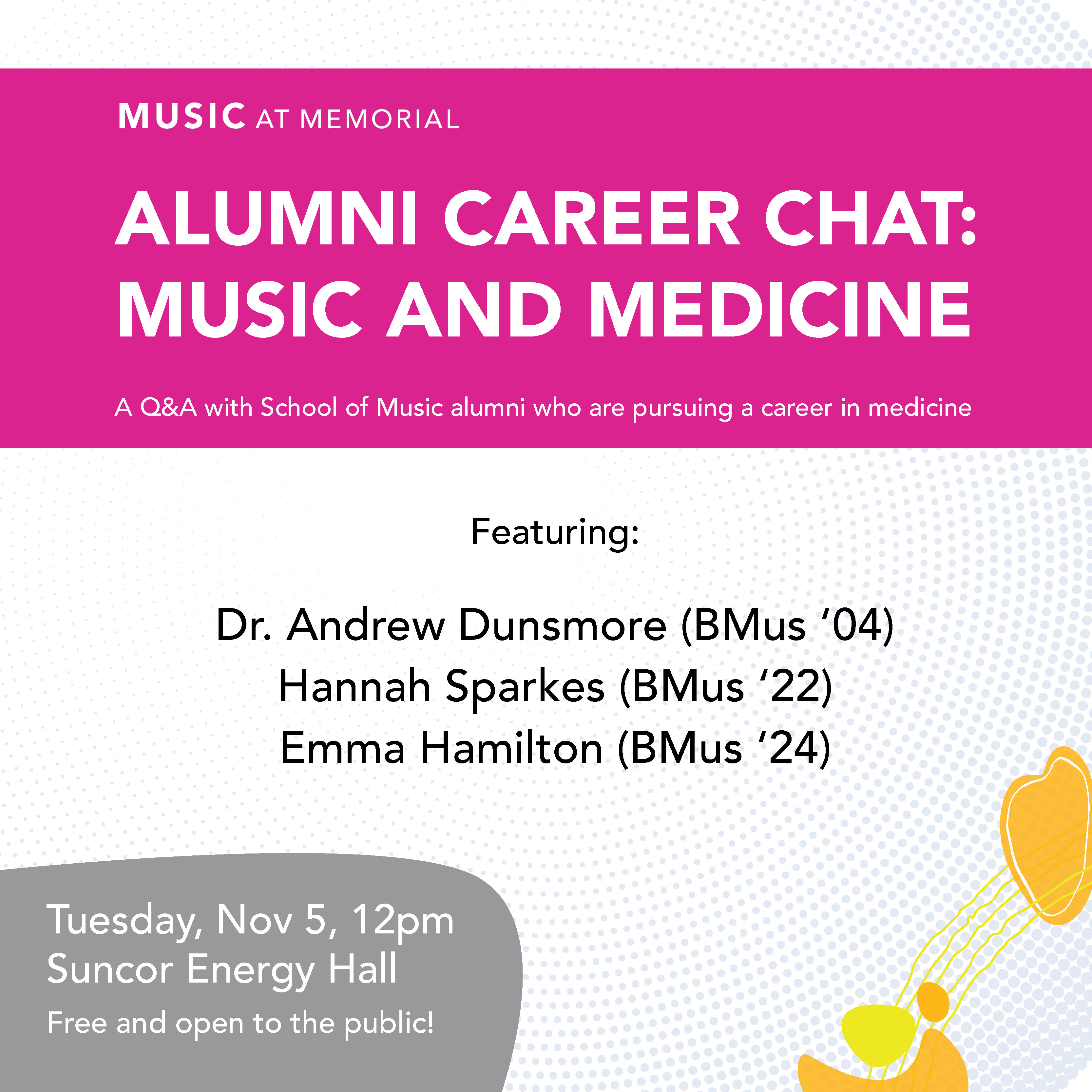 Alumni Career Chat - Music and Medicine